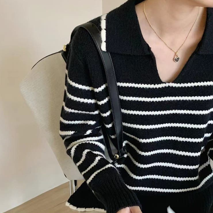 ニットチュニック 秋 冬 | Dewlily | 詳細画像11 