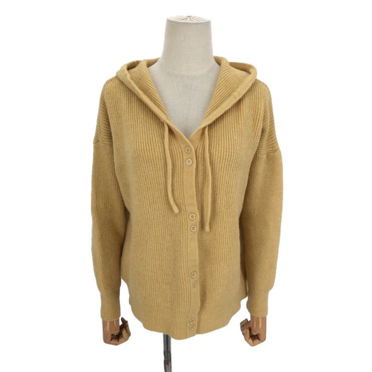 フード付きカーディガン 秋 冬 | Dewlily | 詳細画像20 