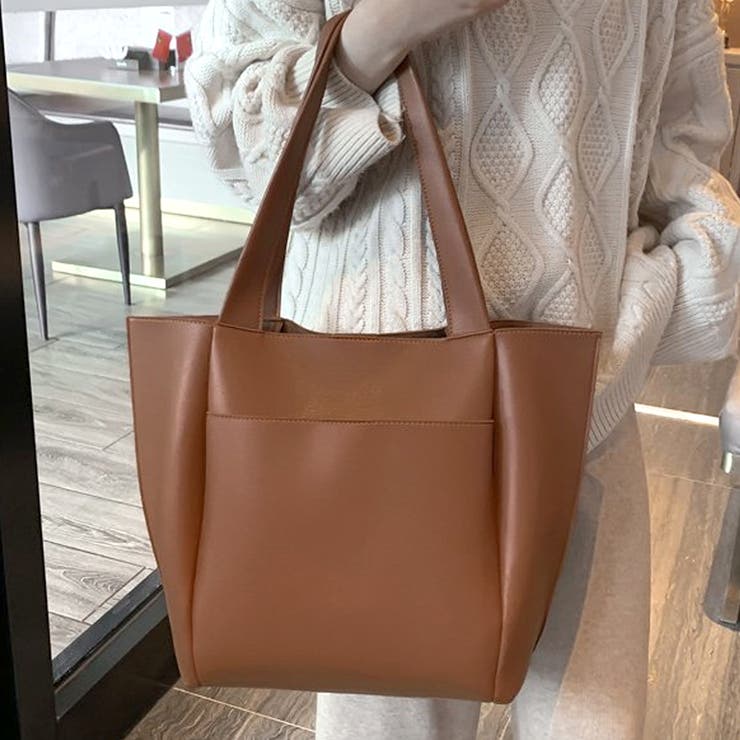◆大容量 シープスキン トート バッグ 大き目 韓国トレンド 楽天市場】unfold Two-tone strap bag TOTE BAG アンフォールド