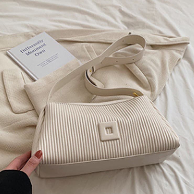 プリーツスクエアバッグ 春夏秋冬 韓国ファッション | Dewlily | 詳細画像14 