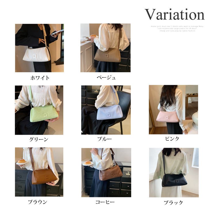 プリーツスクエアバッグ 春夏秋冬 韓国ファッション | Dewlily | 詳細画像5 