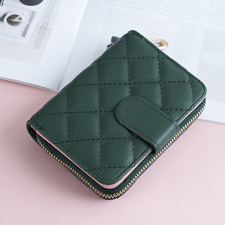 キルティングミニカードケース 春夏秋冬 韓国ファッション | Dewlily | 詳細画像11 