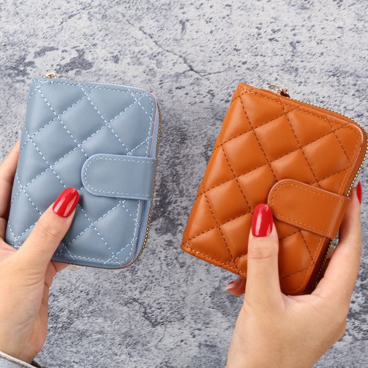 キルティングミニカードケース 春夏秋冬 韓国ファッション | Dewlily | 詳細画像15 