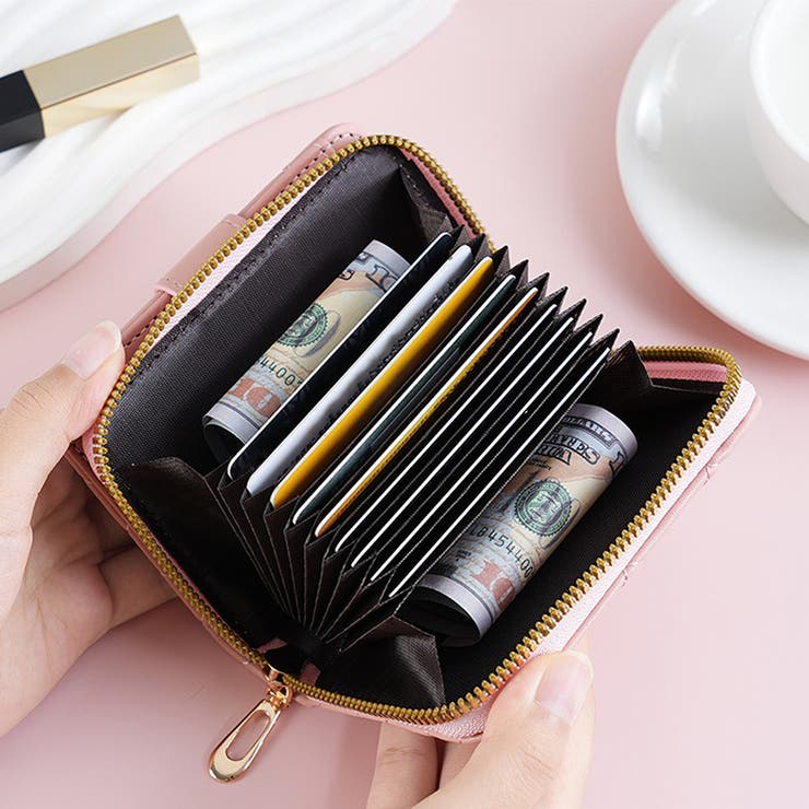 キルティングミニカードケース 春夏秋冬 韓国ファッション | Dewlily | 詳細画像3 