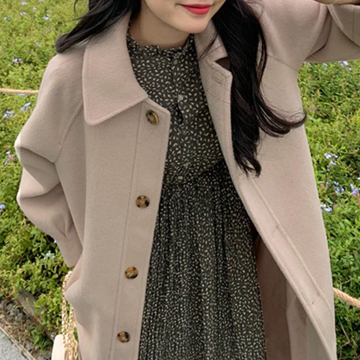 シンプルチェスターコート レディース 10代 | Dewlily | 詳細画像13 