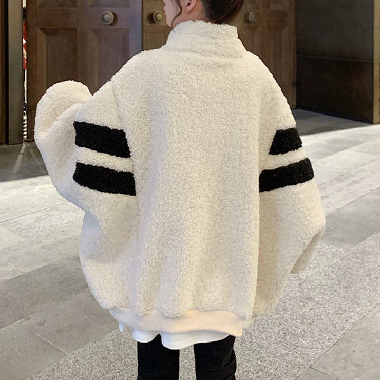 オーバーサイズボアブルゾン レディース 10代 | Dewlily | 詳細画像10 