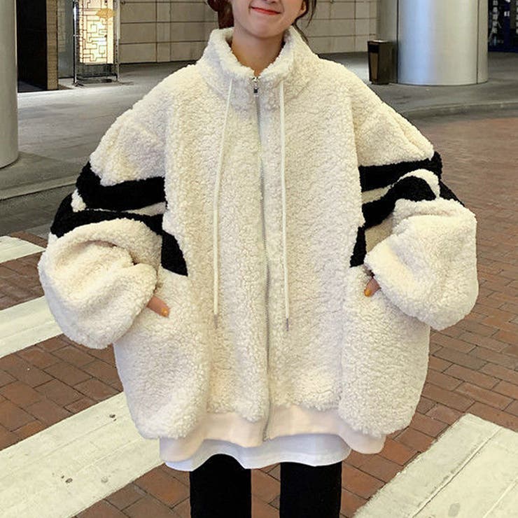 オーバーサイズボアブルゾン レディース 10代 | Dewlily | 詳細画像11 