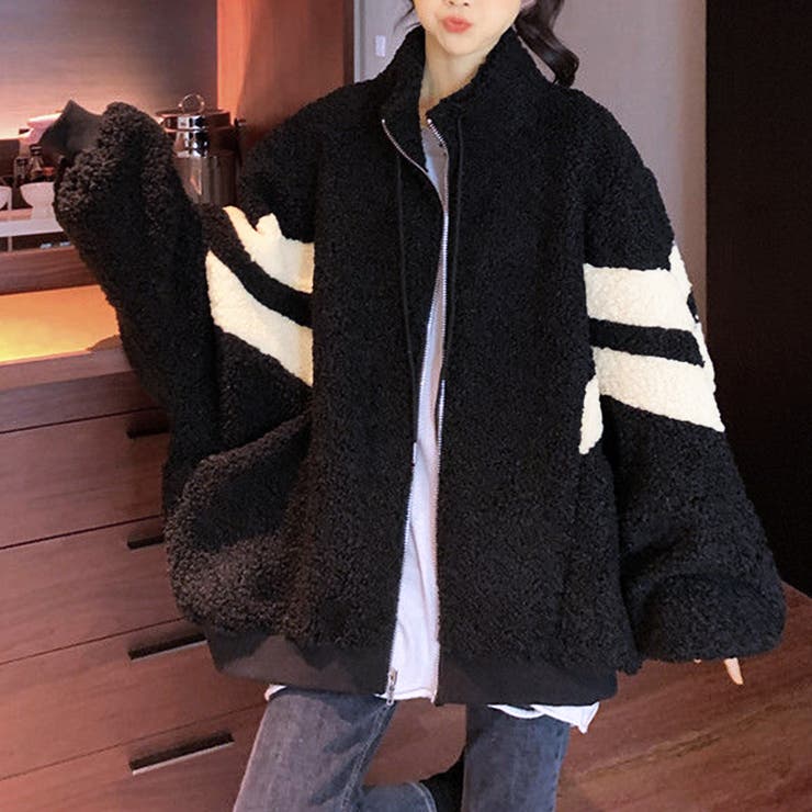 オーバーサイズボアブルゾン レディース 10代 | Dewlily | 詳細画像14 