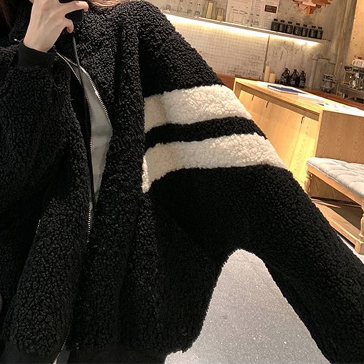 オーバーサイズボアブルゾン レディース 10代 | Dewlily | 詳細画像17 