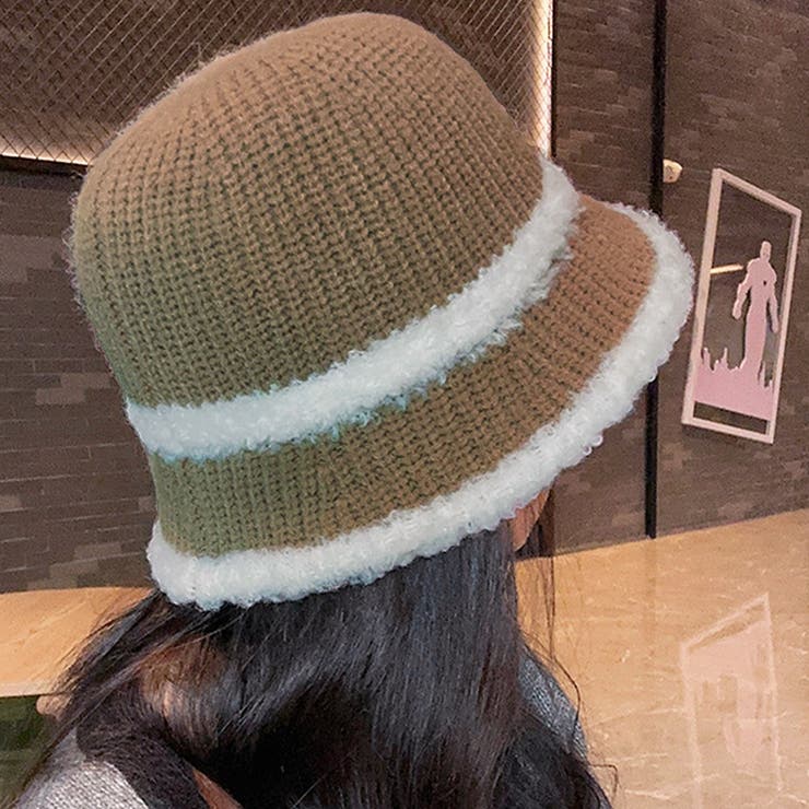 ベージュ | ニットチューリップハット レディース 10代 | Dewlily