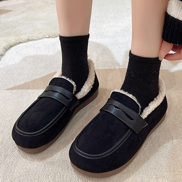 裏起毛ボアローファー レディース 10代 | Dewlily | 詳細画像13 