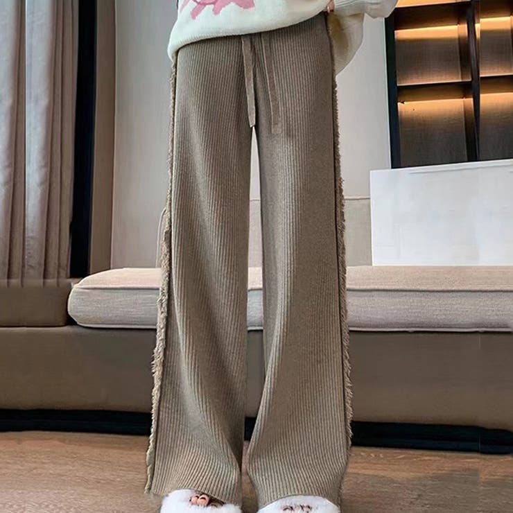 サイドフリンジパンツ レディース 10代 | Dewlily | 詳細画像10 