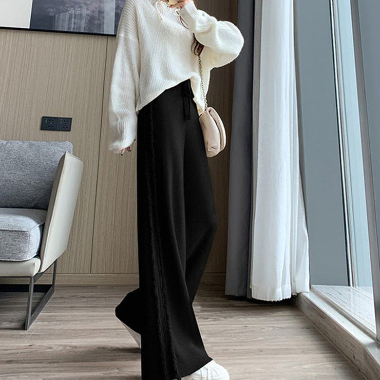 サイドフリンジパンツ レディース 10代 | Dewlily | 詳細画像14 