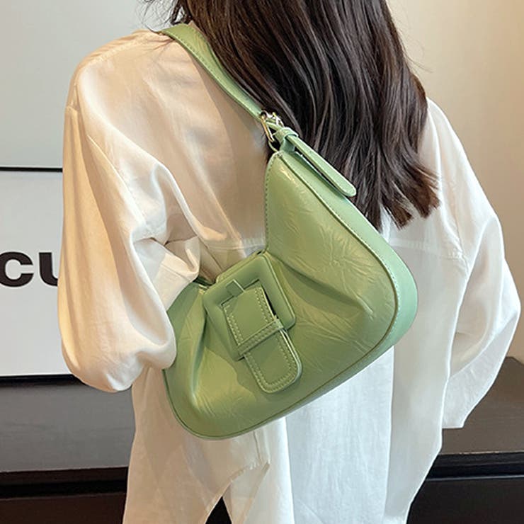 しわ加工ミニショルダーバッグ レディース 10代[品番：AMSW1777838