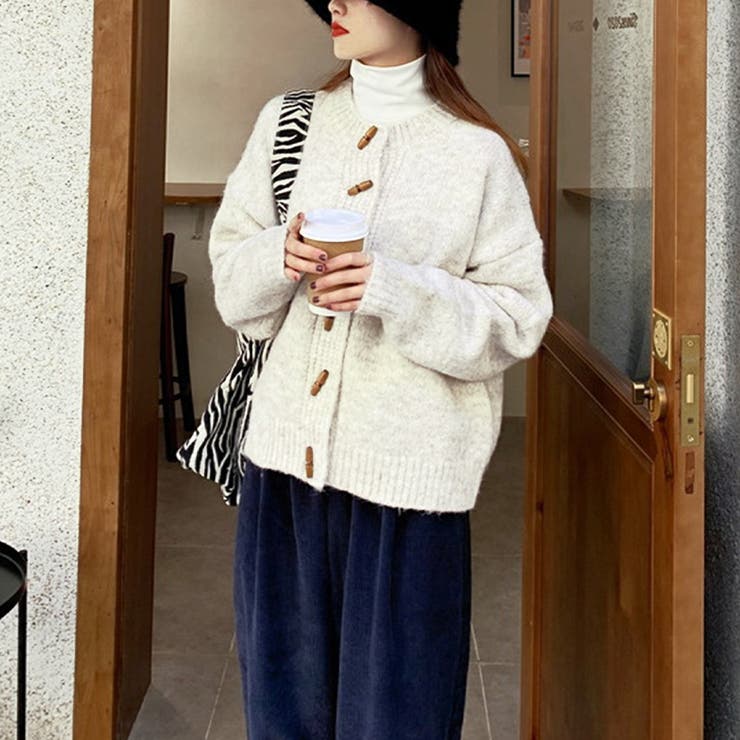 トグルボタンニットカーディガン レディース 10代 | Dewlily | 詳細画像11 