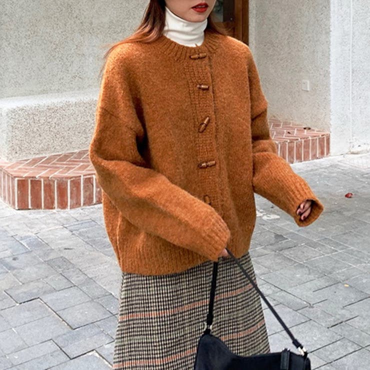 トグルボタンニットカーディガン レディース 10代 | Dewlily | 詳細画像15 