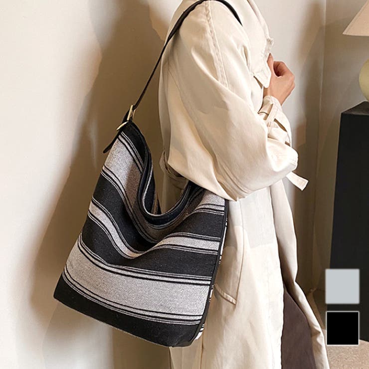 ボーダーバケツバッグ レディース 10代 | Dewlily | 詳細画像1 