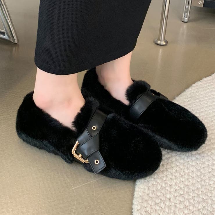 フェイクファーベルトシューズ レディース 10代 | Dewlily | 詳細画像10 