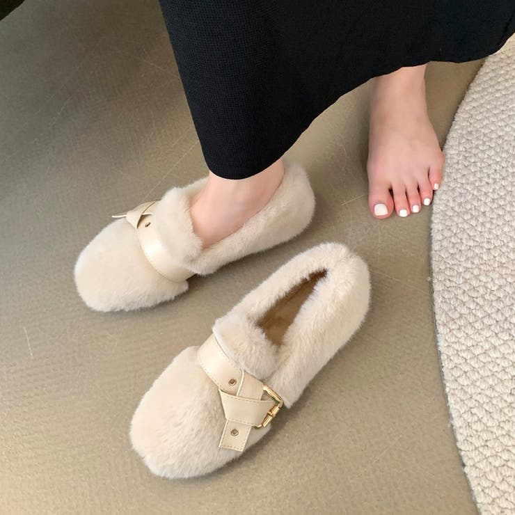 フェイクファーベルトシューズ レディース 10代 | Dewlily | 詳細画像11 