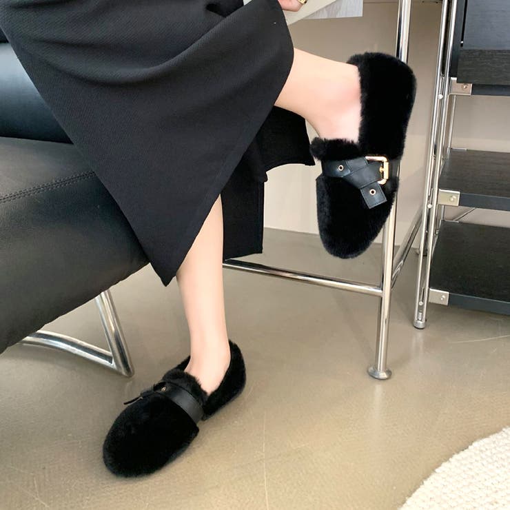 フェイクファーベルトシューズ レディース 10代 | Dewlily | 詳細画像13 