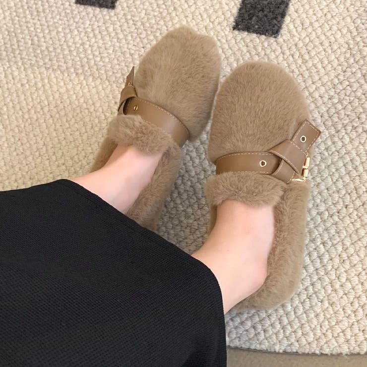 フェイクファーベルトシューズ レディース 10代 | Dewlily | 詳細画像3 