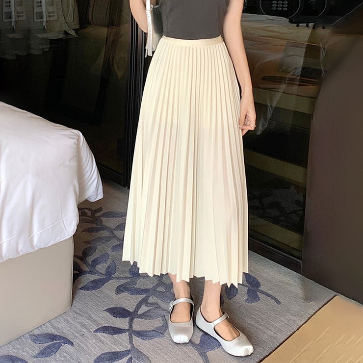 MIRROR9GOLF プリーツスカート ライトブルー（WOMEN'S GOLF WEAR