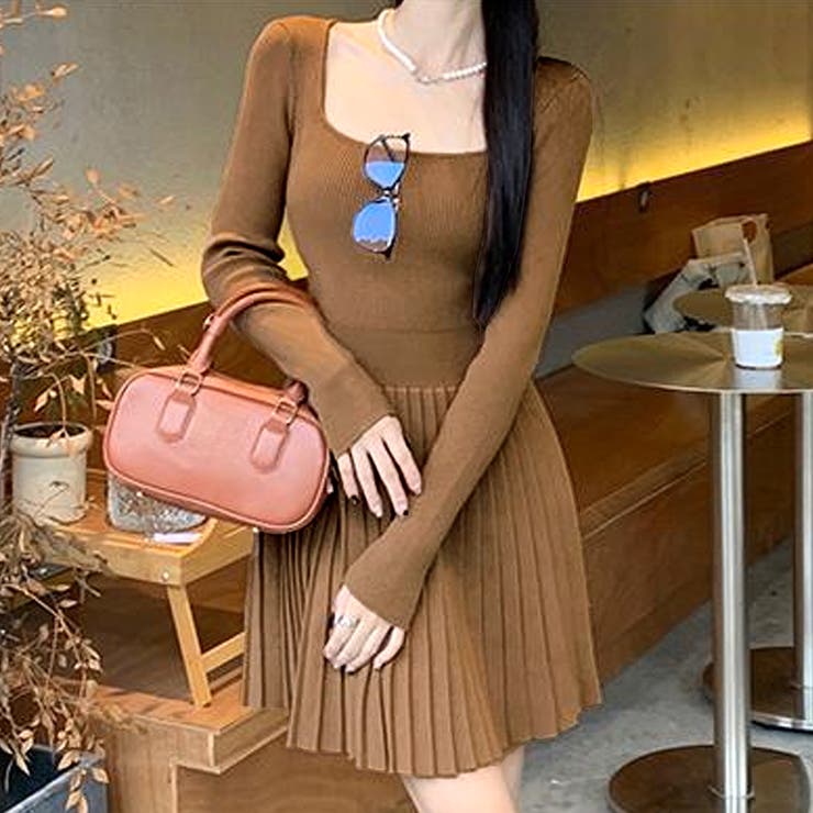 ニットプリーツワンピース レディース 10代 | Dewlily | 詳細画像10 