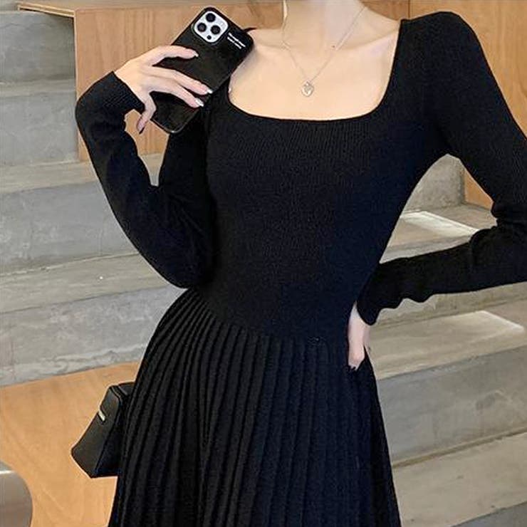 ニットプリーツワンピース レディース 10代 | Dewlily | 詳細画像11 