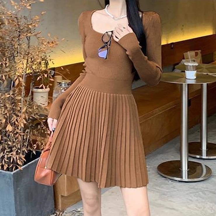 ニットプリーツワンピース レディース 10代 | Dewlily | 詳細画像15 