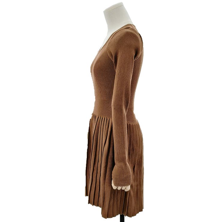 ニットプリーツワンピース レディース 10代 | Dewlily | 詳細画像18 