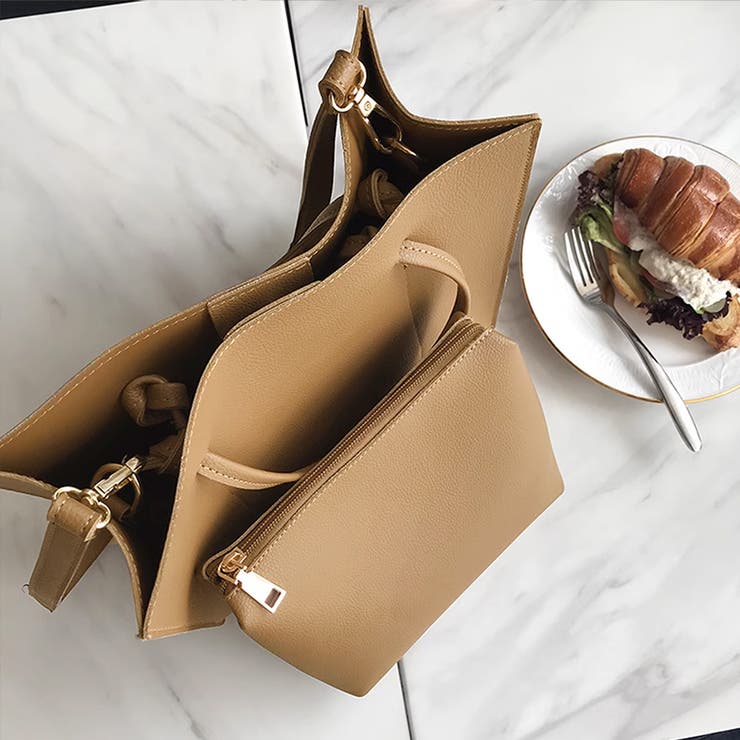 ポーチ付きスクエアショルダーバッグ レディース 10代 | Dewlily | 詳細画像14 