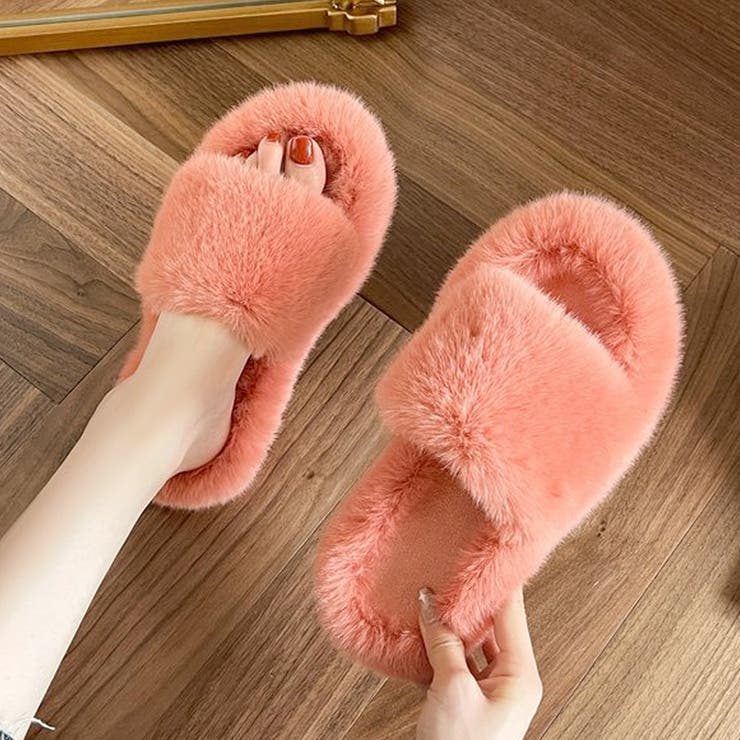 フェイクファールームサンダル レディース 10代 | Dewlily | 詳細画像2 