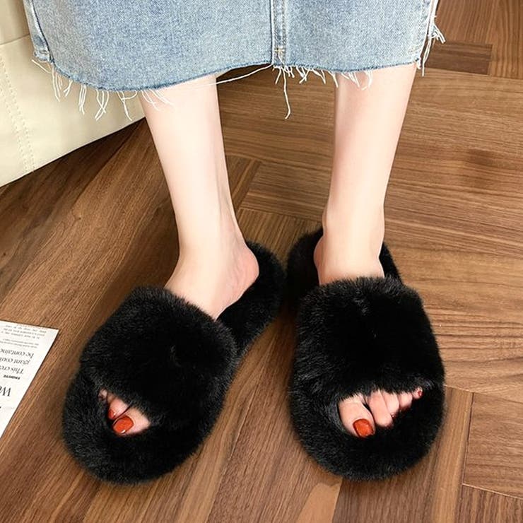 フェイクファールームサンダル レディース 10代 | Dewlily | 詳細画像8 