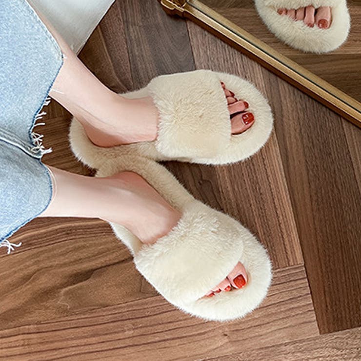 フェイクファールームサンダル レディース 10代 | Dewlily | 詳細画像9 