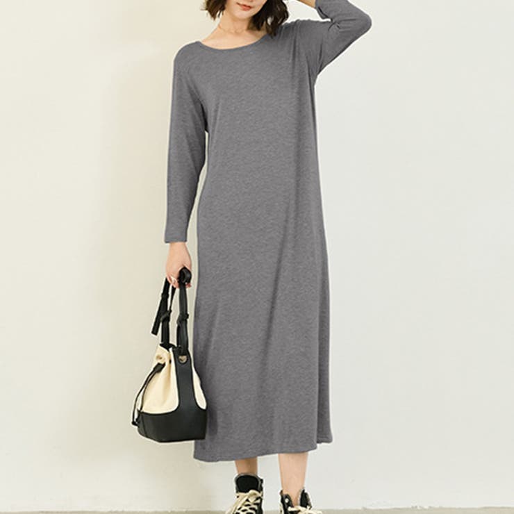 ダークグレー | Tシャツワンピース レディース 10代 | Dewlily