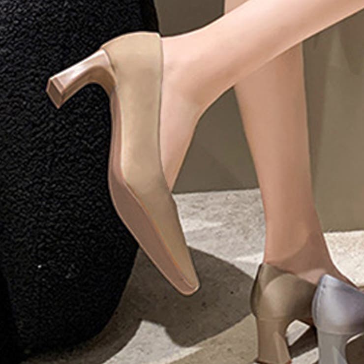 スクエアトゥシンプルパンプス レディース 10代 | Dewlily | 詳細画像12 