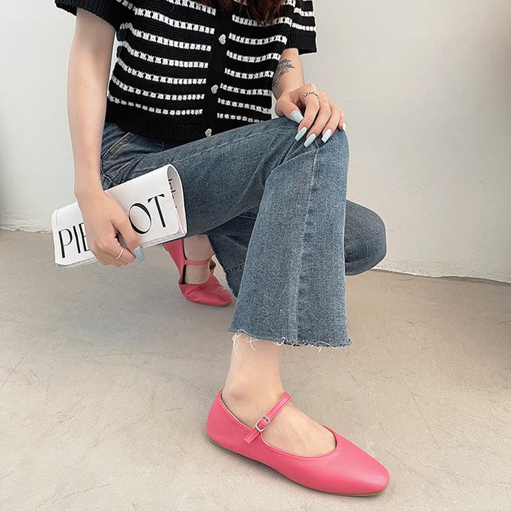 メリージェーンフラットパンプス レディース 10代 | Dewlily | 詳細画像2 