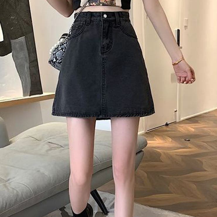 デニム風ミニスカート レディース 10代 | Dewlily | 詳細画像11 