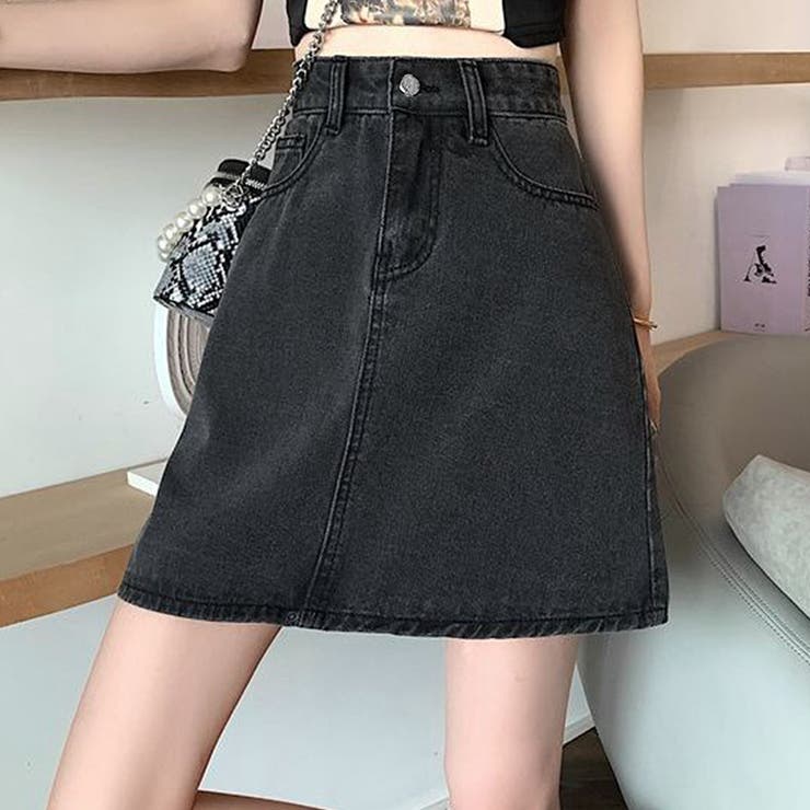 デニム風ミニスカート レディース 10代 | Dewlily | 詳細画像12 