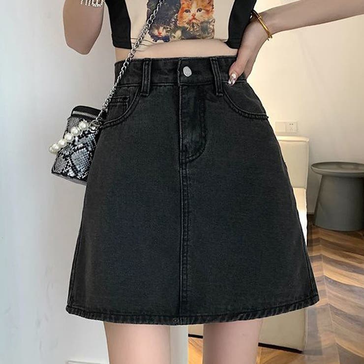 デニム風ミニスカート レディース 10代 | Dewlily | 詳細画像14 