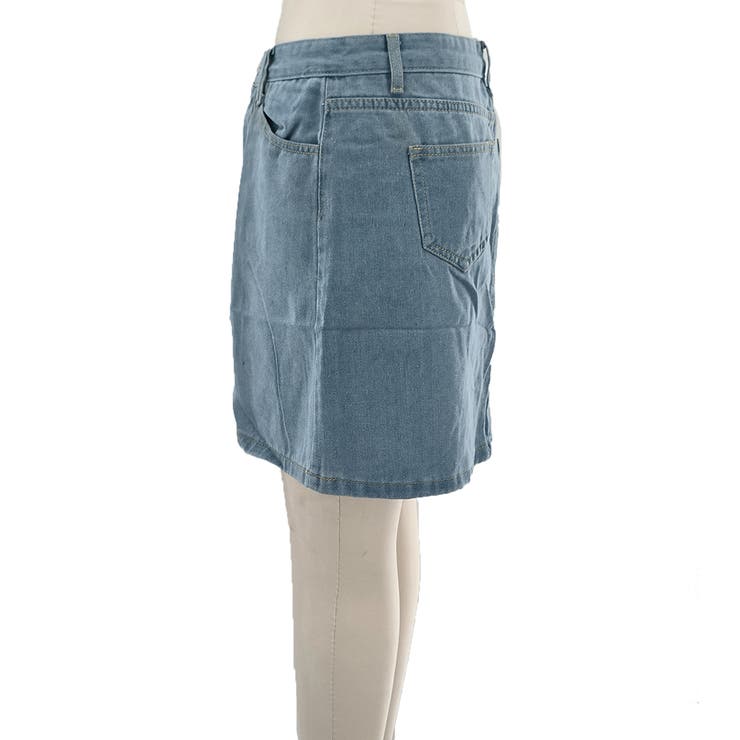 デニム風ミニスカート レディース 10代 | Dewlily | 詳細画像18 