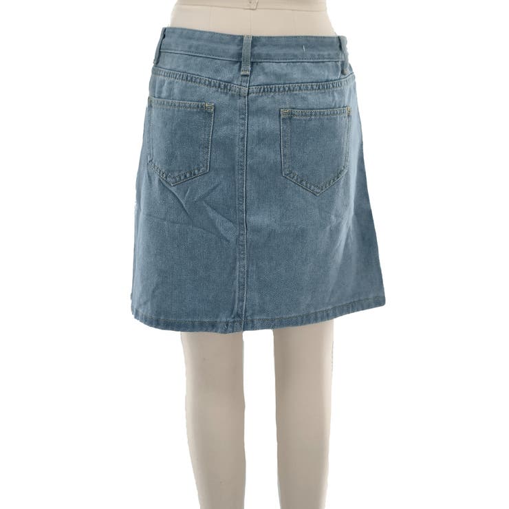 デニム風ミニスカート レディース 10代 | Dewlily | 詳細画像19 