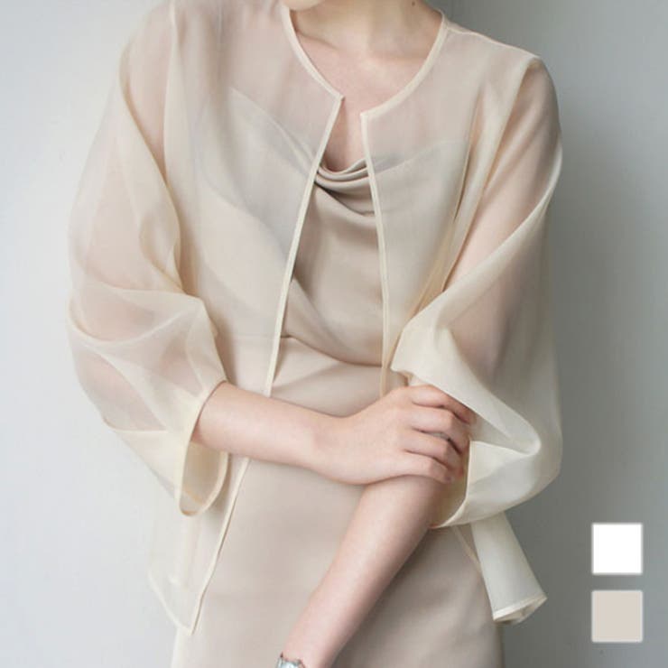 シアーカーディガン レディース 10代 | Dewlily | 詳細画像1 