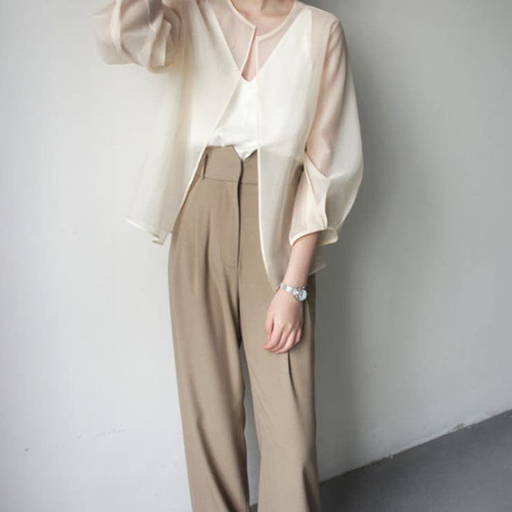 シアーカーディガン レディース 10代 | Dewlily | 詳細画像4 