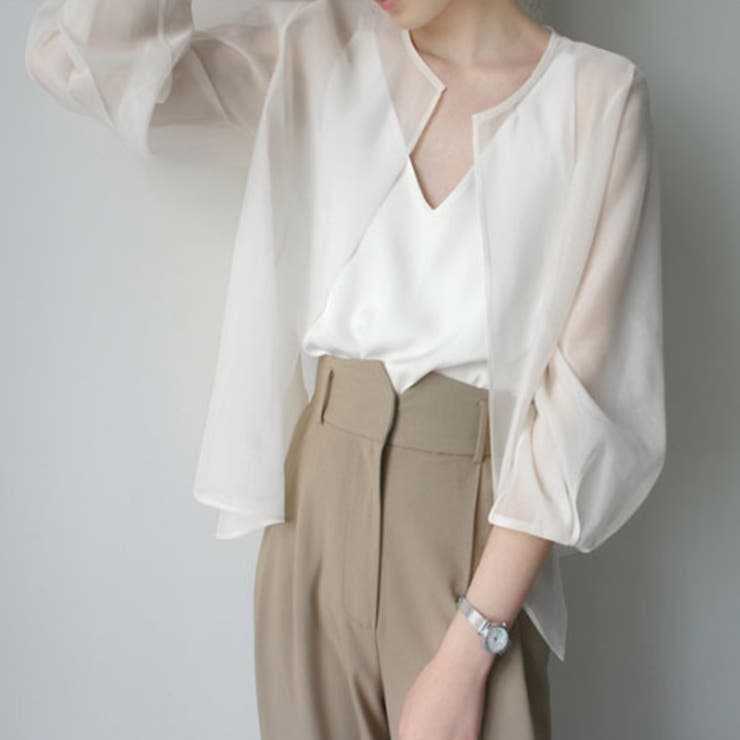 シアーカーディガン レディース 10代 | Dewlily | 詳細画像9 