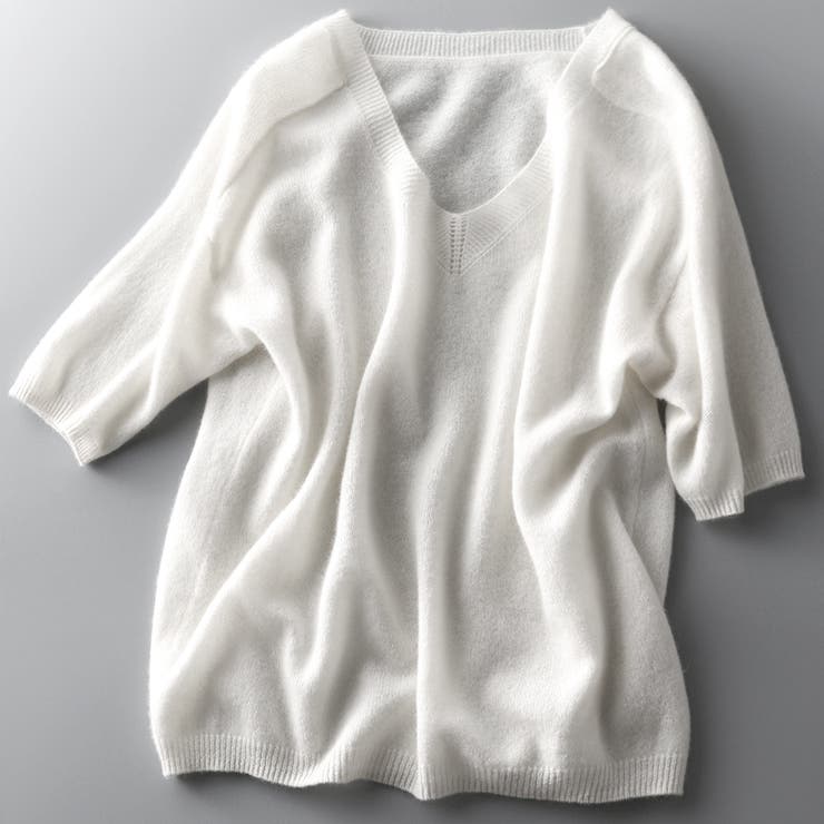 五分丈半袖サマーニット レディース 10代 | Dewlily | 詳細画像10 