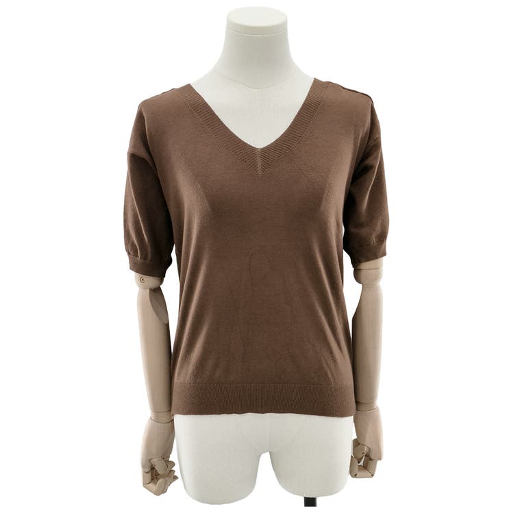 五分丈半袖サマーニット レディース 10代 | Dewlily | 詳細画像12 