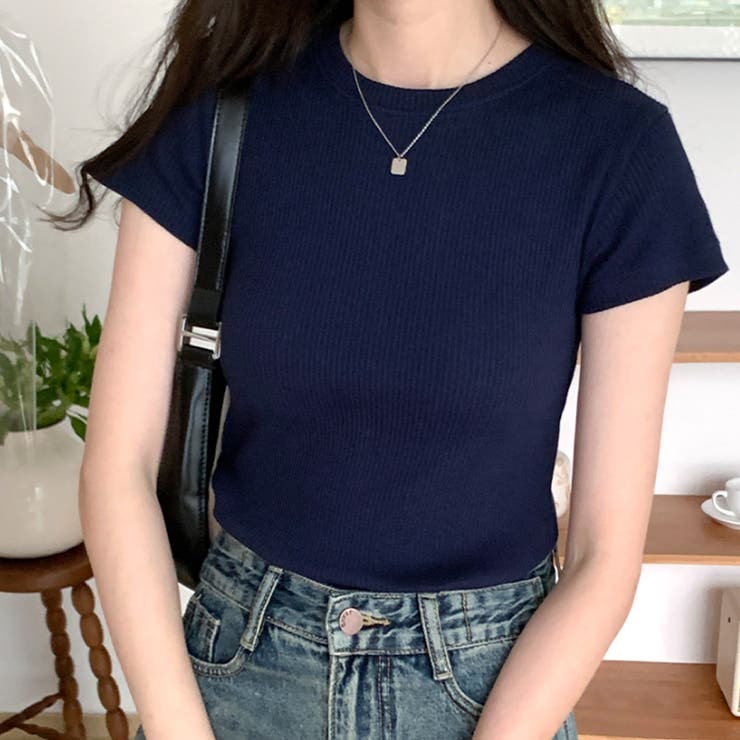 半袖リブTシャツ レディース 10代 | Dewlily | 詳細画像11 