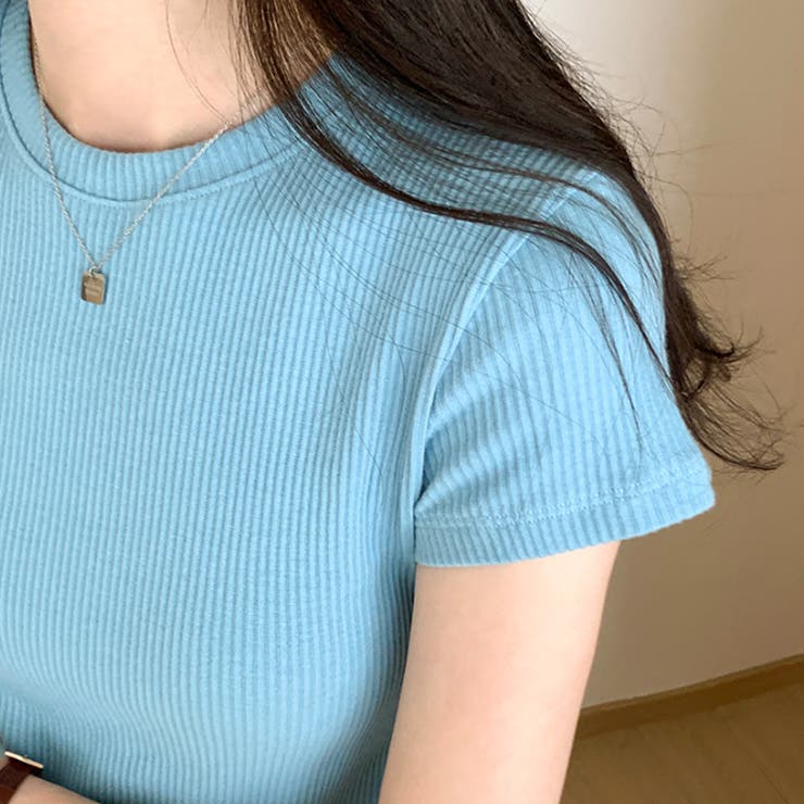 半袖リブTシャツ レディース 10代 | Dewlily | 詳細画像18 