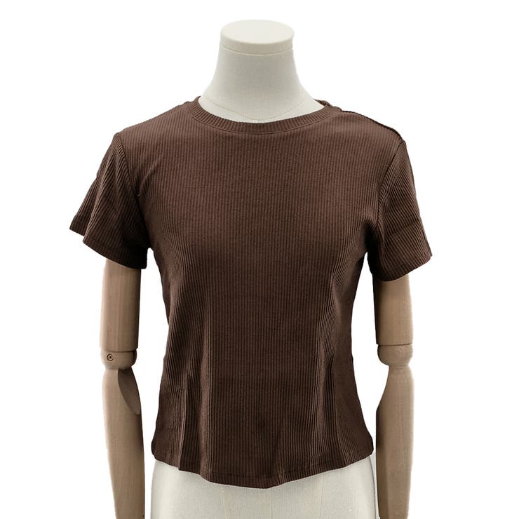 半袖リブTシャツ レディース 10代 | Dewlily | 詳細画像19 